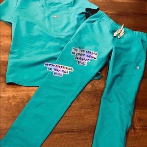 FIGS Teal Catarina, YOLA skinny cargo XS